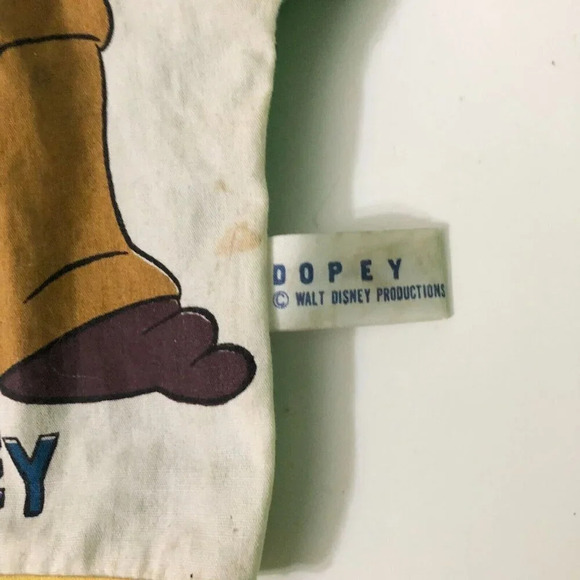 Vintage Walt Disney Productions Dopey Snow White Dwarfs Hand Puppet Japan Flaws - Picture 5 of 16